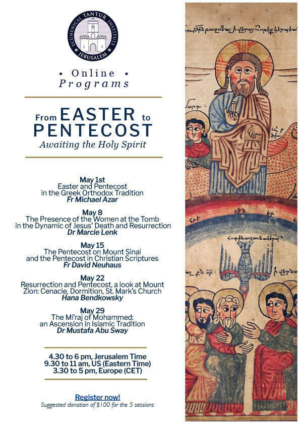 Online Program From Easter To Pentecost